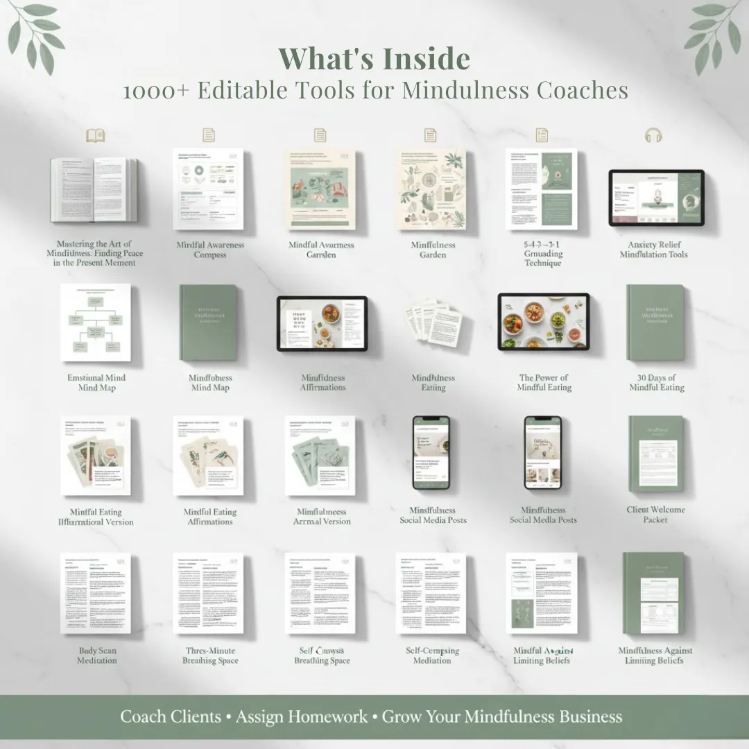 What's included in the mindfulness coaching toolkit